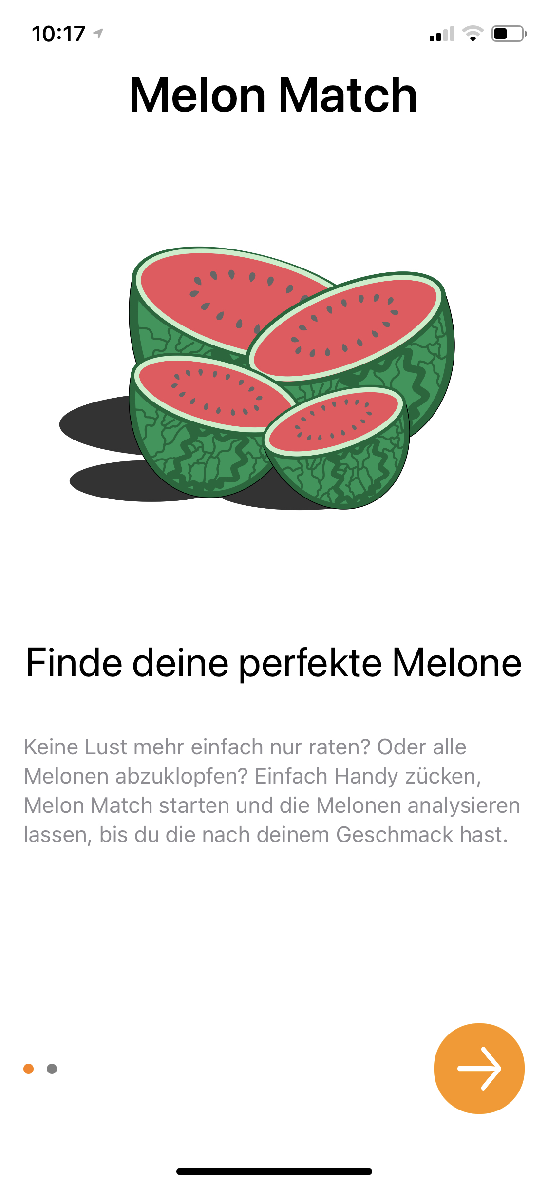 Melon Match - Mit Machine-Learning zur besseren Melone